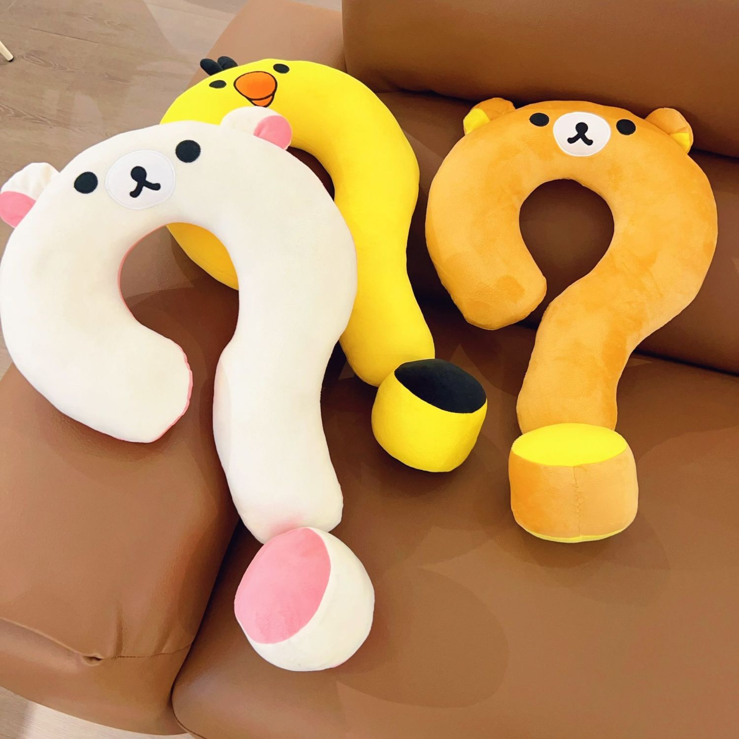 Home Office Questions - Almohadas con Forma de Rilakkuma, Cojines