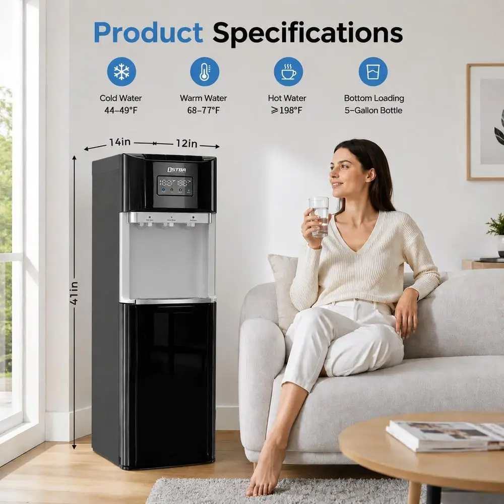Dispensador de Agua de Acero I - Home Office Room reseña y precio