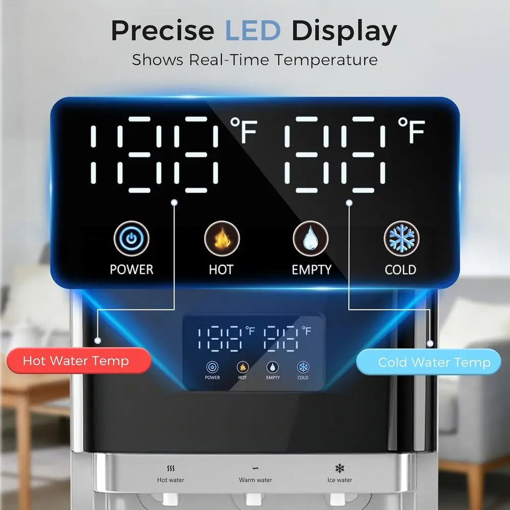 Dispensador de Agua de Acero I - Home Office Room reseña y precio