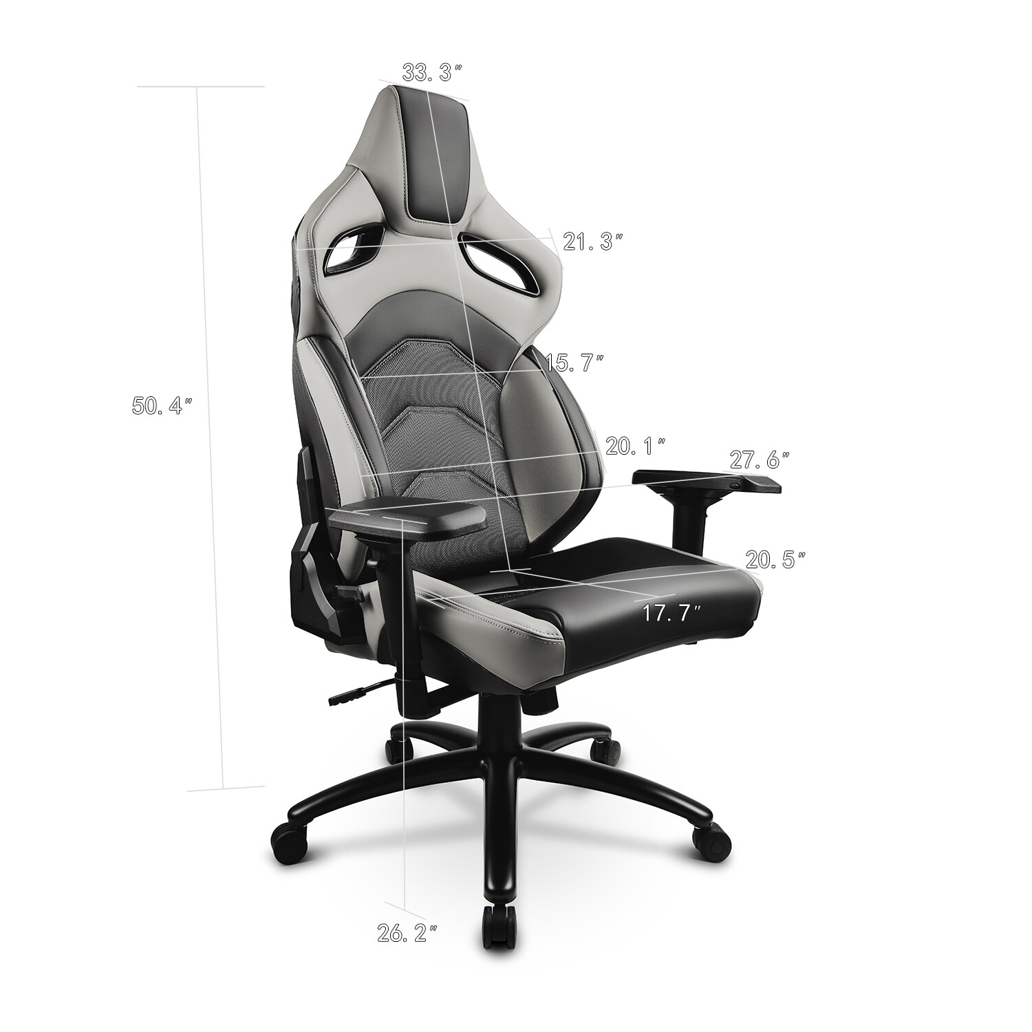1 Silla de Estilo Racing para  - Home Office Questions reseña y precio