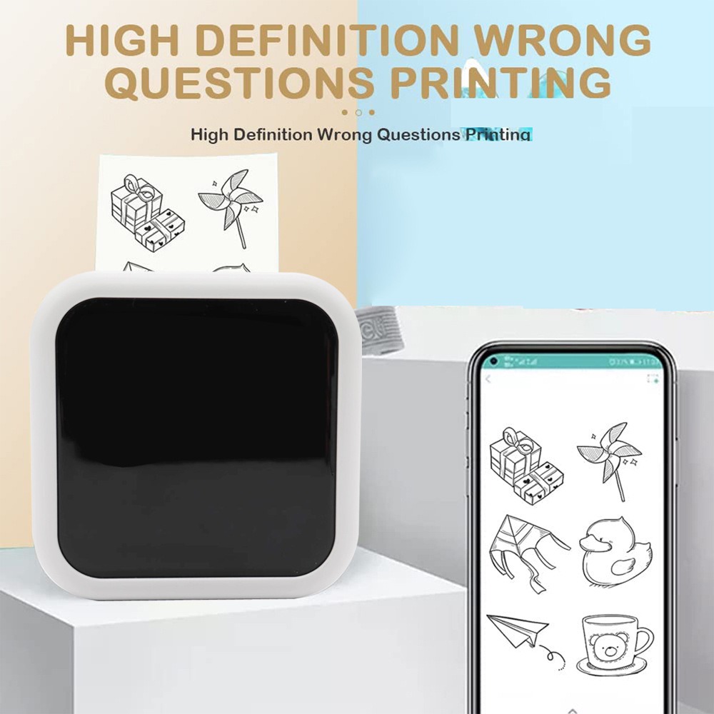 Mini Impresora Térmica Bluetoo - Home Office Questions reseña y precio