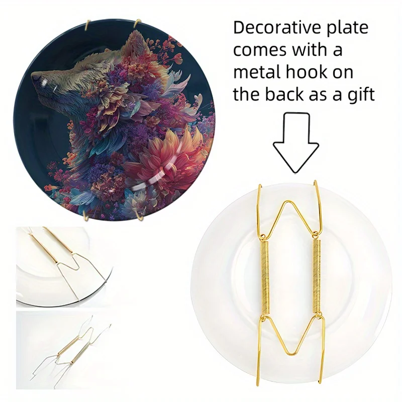 1 plato decorativo de cerámica - Home Office Contact reseña y precio